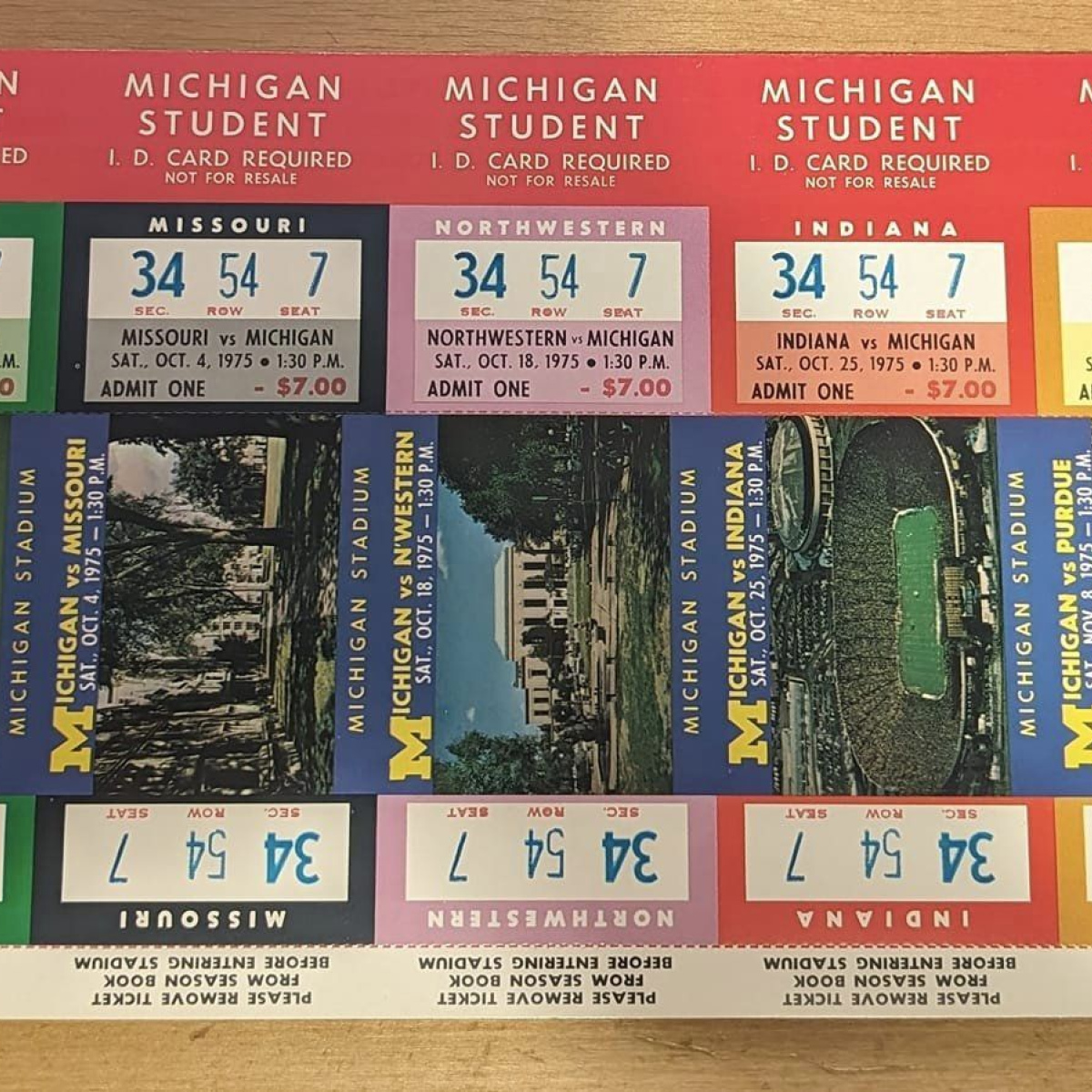 1975 Michigan Wolverines (Student)